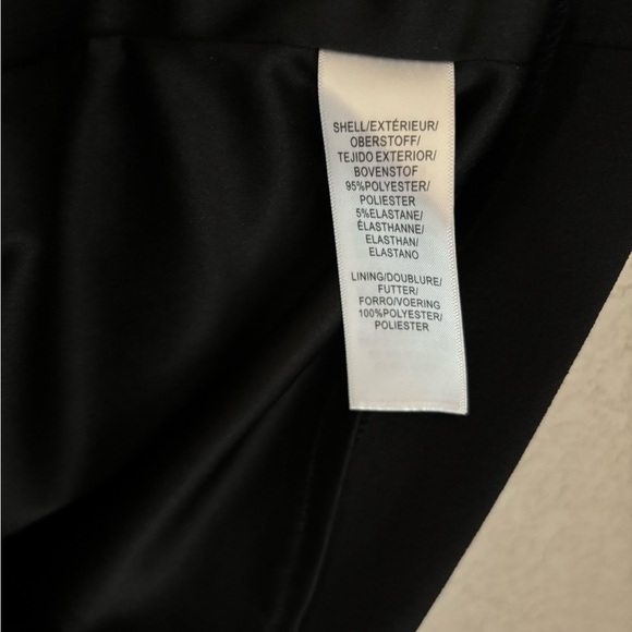 Adrianna Papell Black Cold Shoulder Mock Neck 3/4 Sleeve Sheath Party Dress 10 - Picture 6 of 7